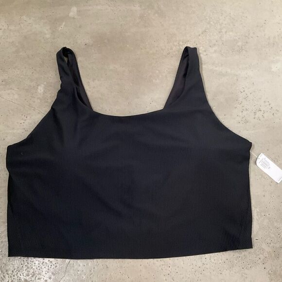Old Navy Ribbed Crop Sport Bra - Picture 1 of 7